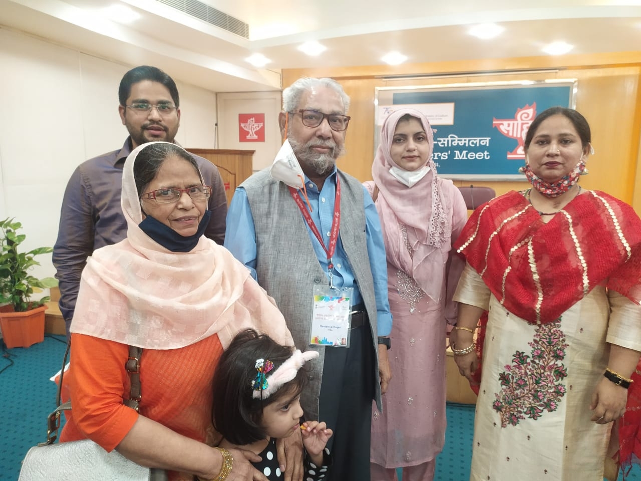 Hussain Ul Haque family portrait